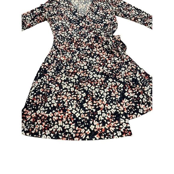 Banana Republic Floral Wrap Dress Size Large - Picture 2 of 7